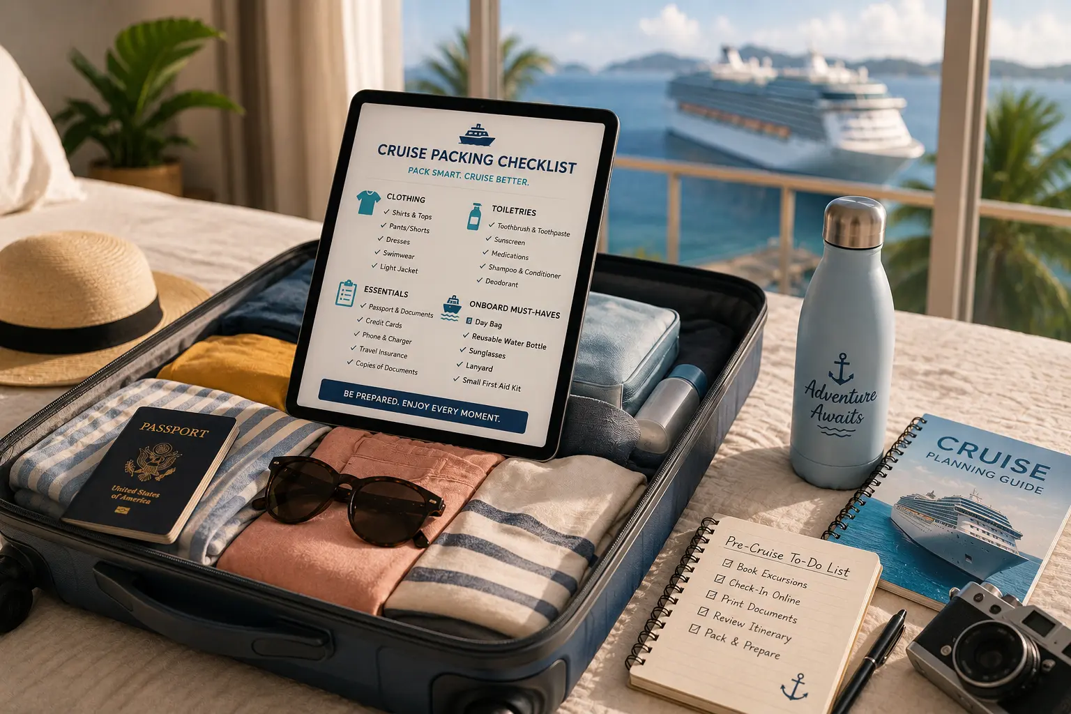 Cruise travel checklist